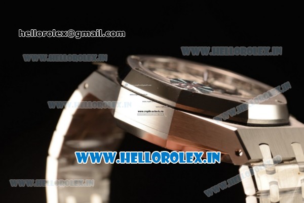 Audemars Piguet Royal Oak Chronograph Swiss Valjoux 7750 Automatic Steel Case White Dial Stick Markers With Steel Bezel Steel Bracelet(JH) - Click Image to Close